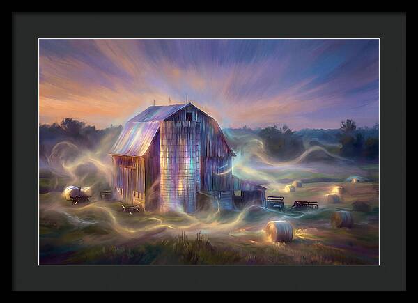 Barn At Dusk