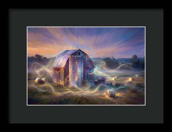 Barn At Dusk