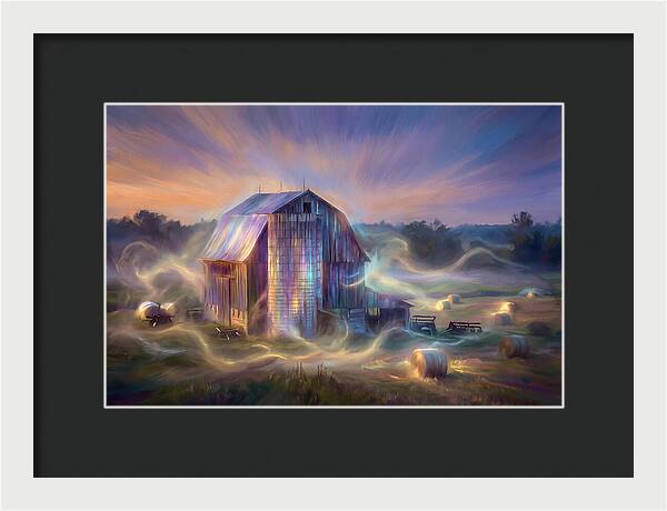 Barn At Dusk