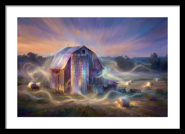 Barn At Dusk