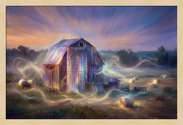 Barn At Dusk