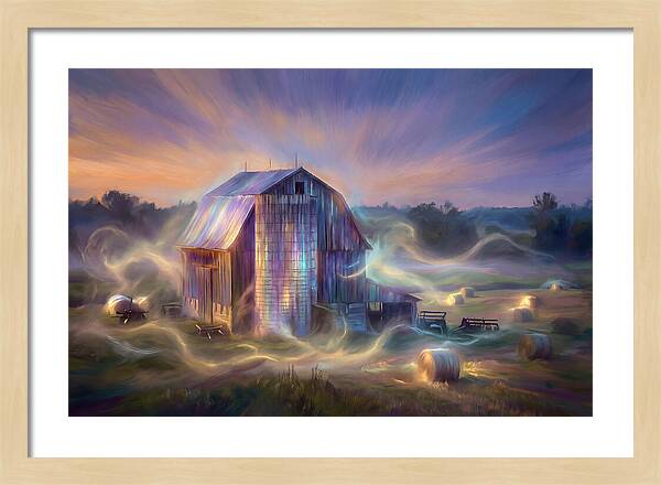 Barn At Dusk