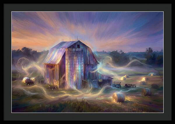Barn At Dusk