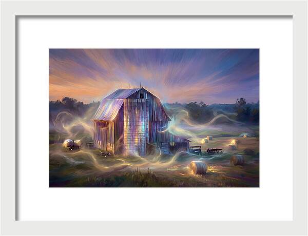 Barn At Dusk