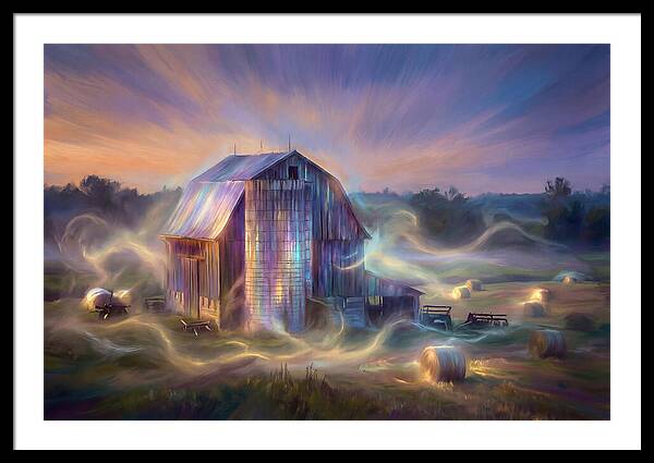 Barn At Dusk