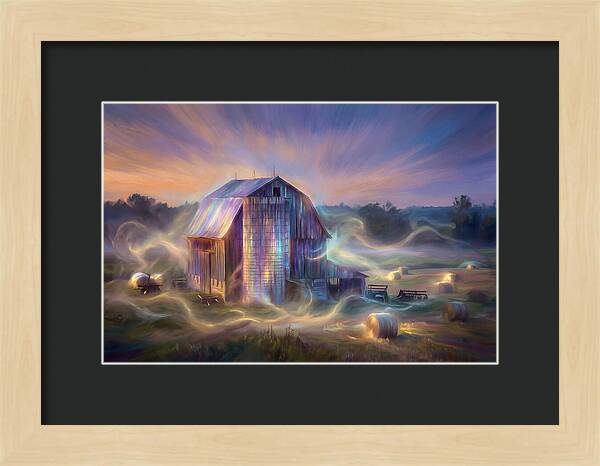Barn At Dusk