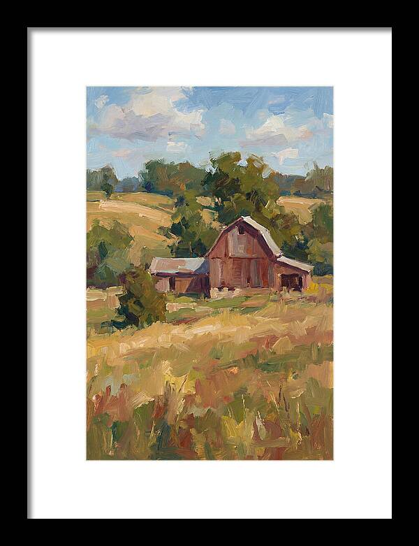 Barn Landscape Serenity