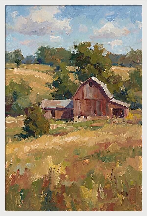 Barn Landscape Serenity