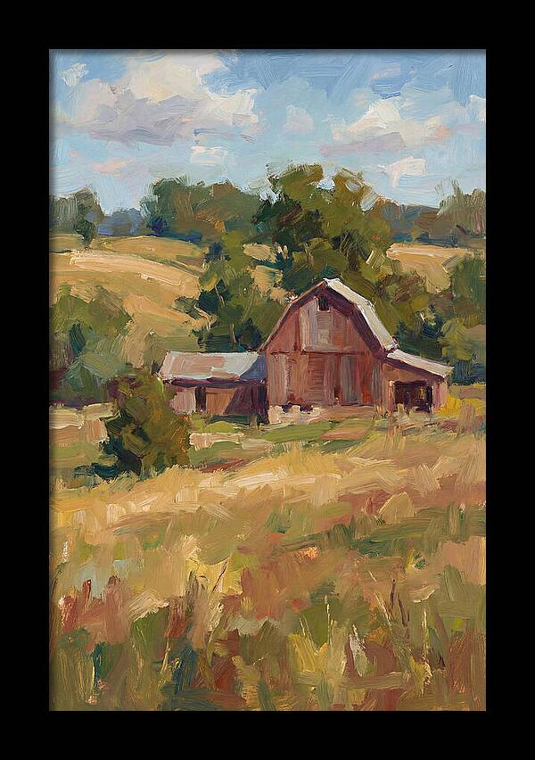 Barn Landscape Serenity