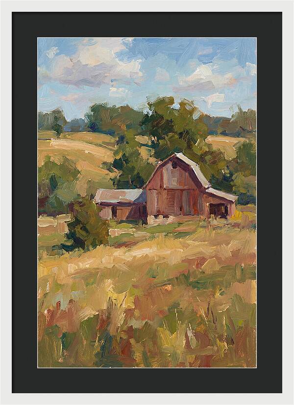 Barn Landscape Serenity