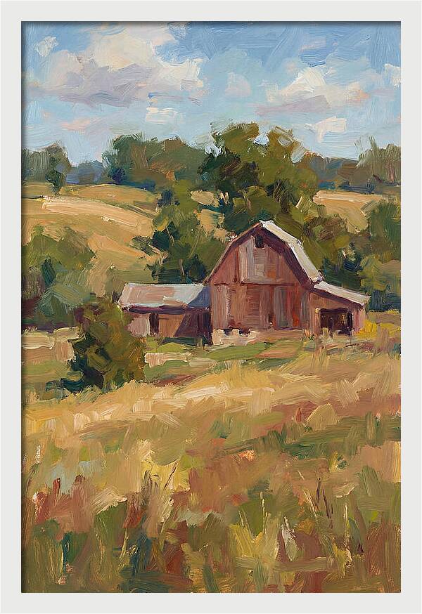 Barn Landscape Serenity