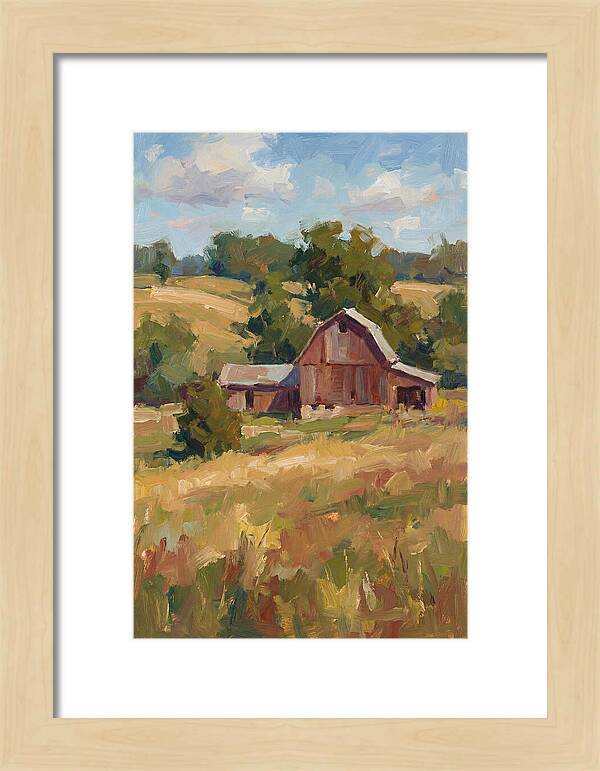 Barn Landscape Serenity