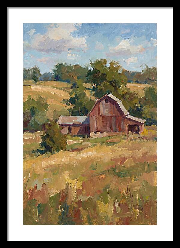 Barn Landscape Serenity