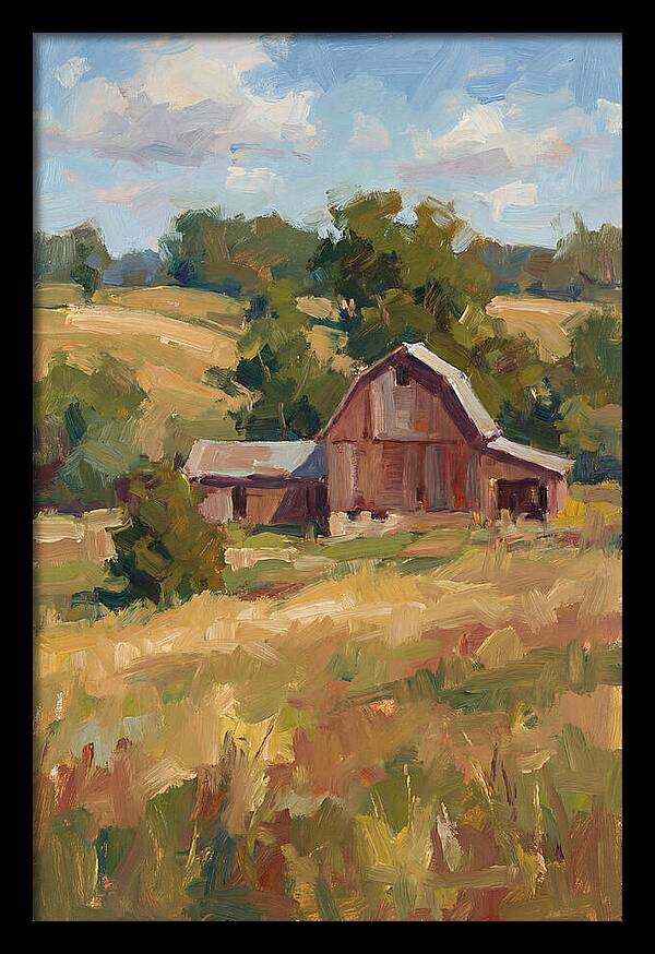 Barn Landscape Serenity