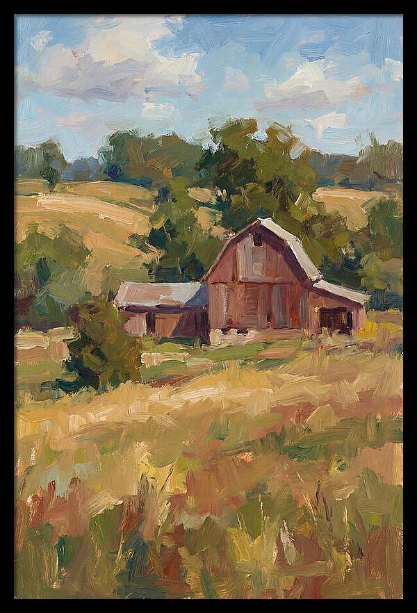 Barn Landscape Serenity