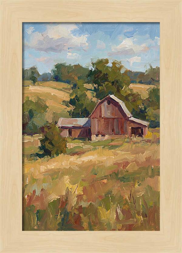 Barn Landscape Serenity