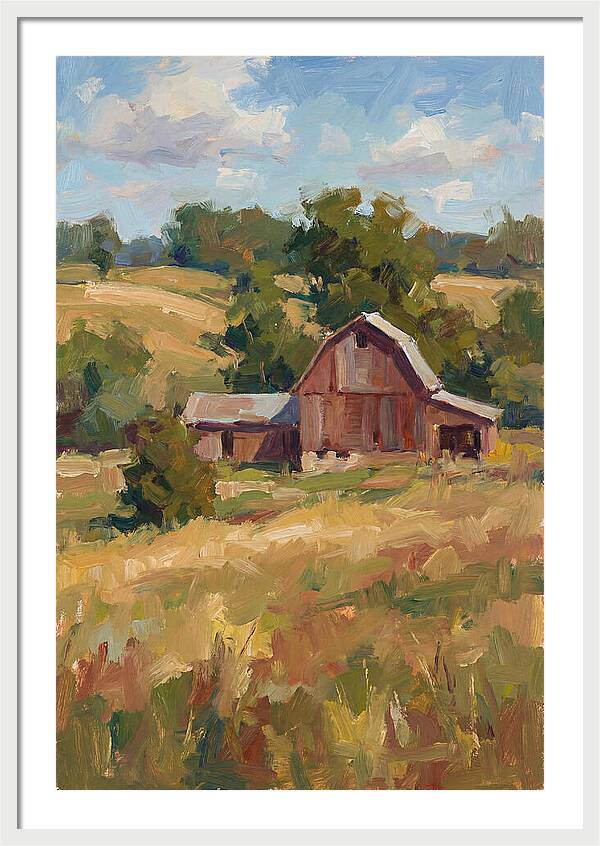 Barn Landscape Serenity