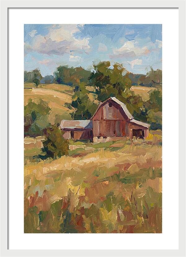 Barn Landscape Serenity