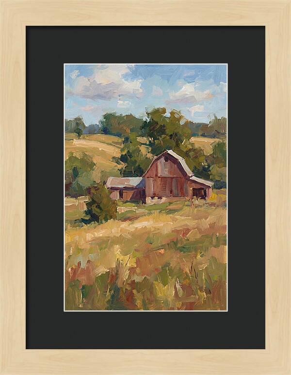 Barn Landscape Serenity
