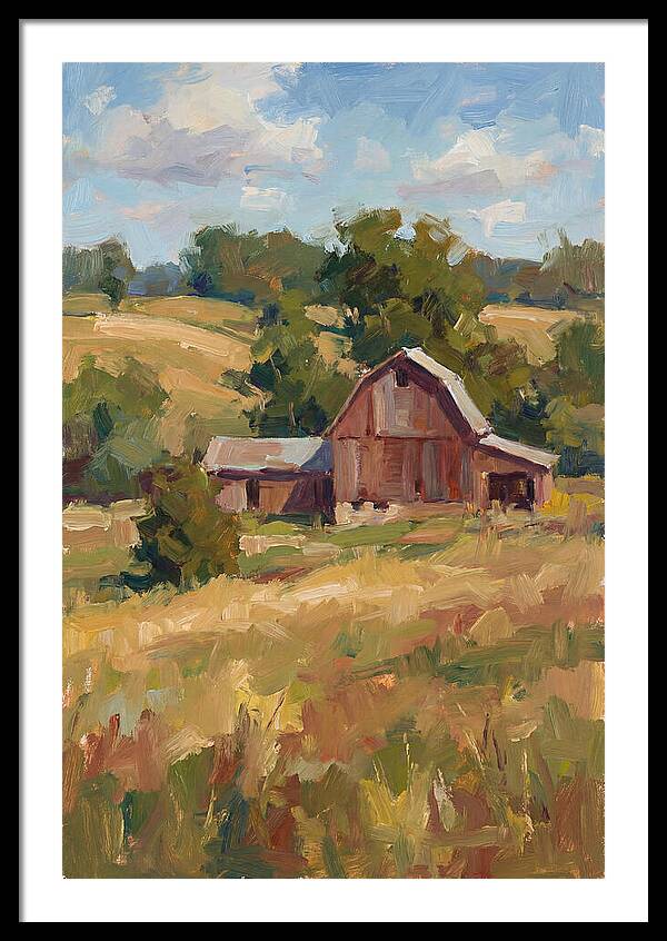 Barn Landscape Serenity