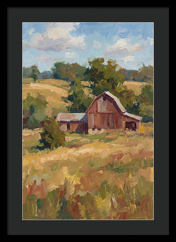 Barn Landscape Serenity