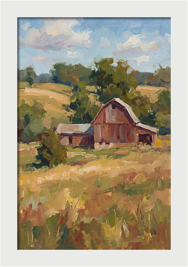 Barn Landscape Serenity