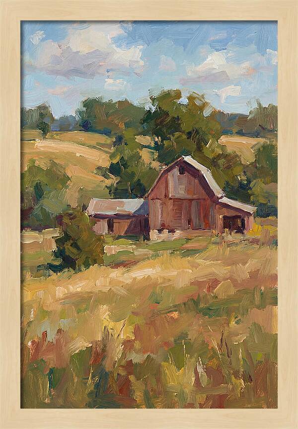 Barn Landscape Serenity