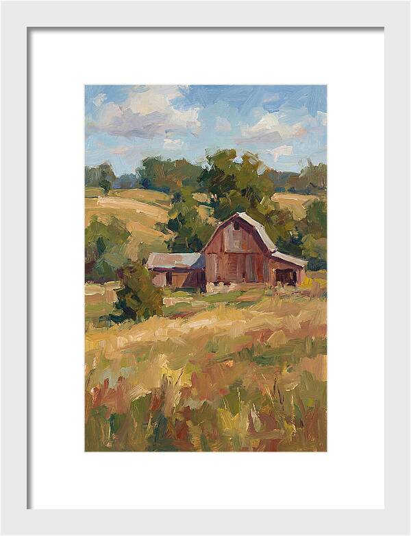 Barn Landscape Serenity