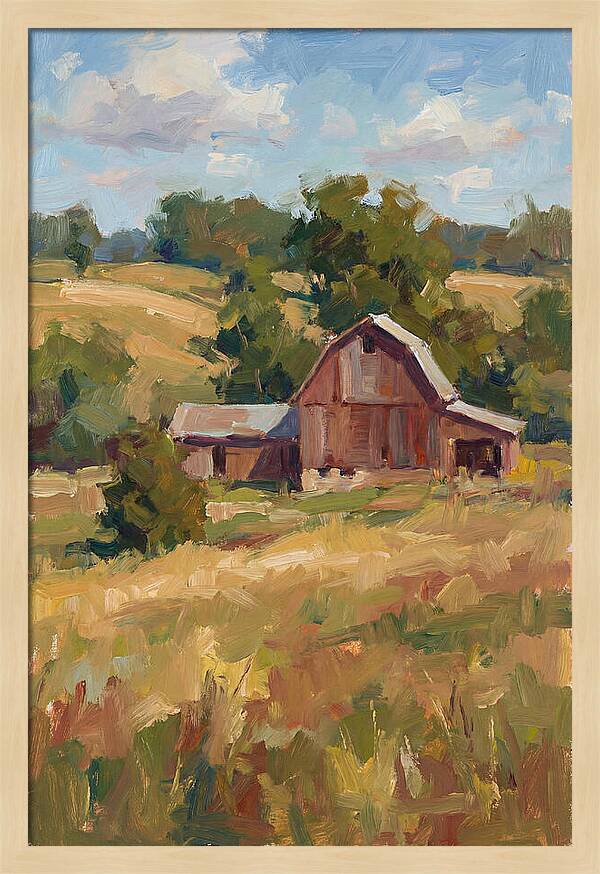 Barn Landscape Serenity