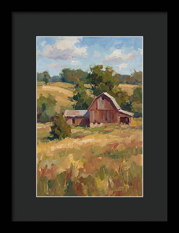 Barn Landscape Serenity