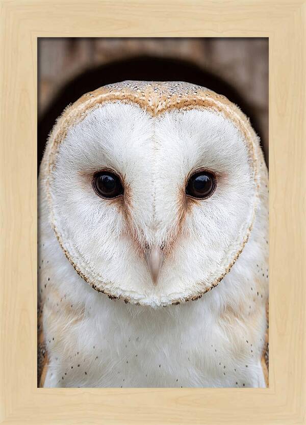 Barn Owl Heart Face