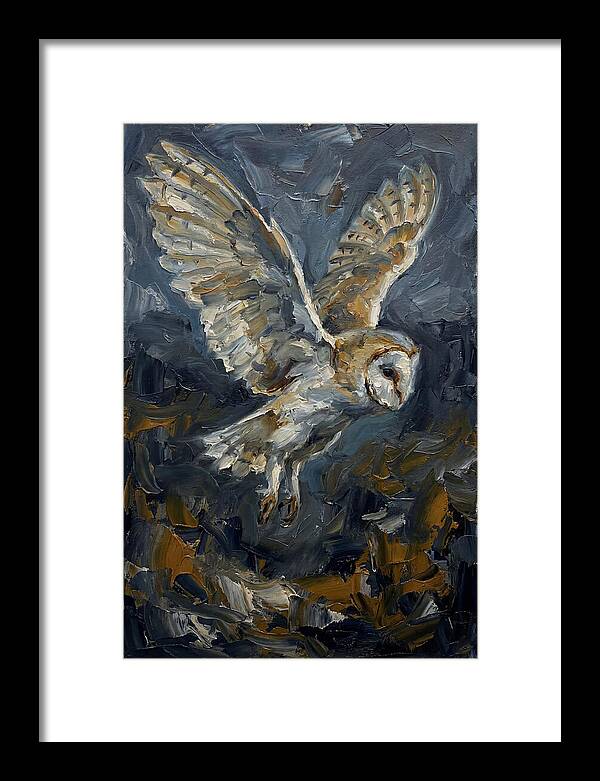 Barn Owl In Flight