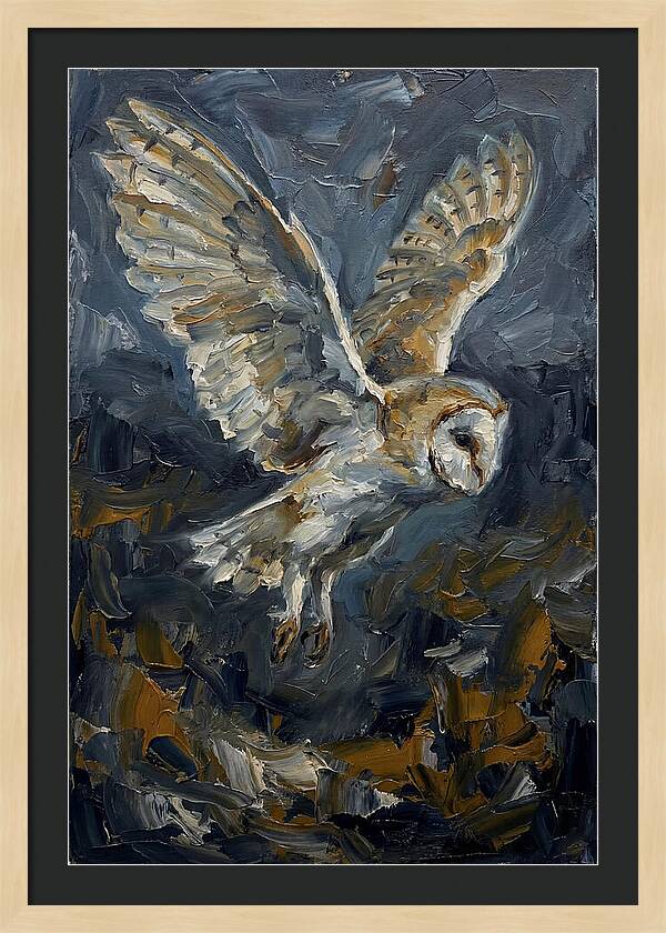 Barn Owl In Flight