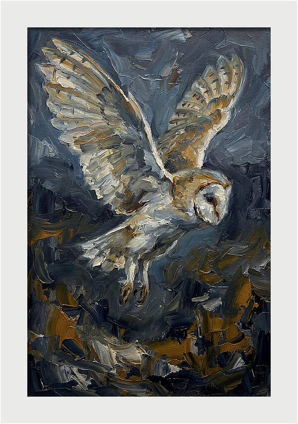 Barn Owl In Flight