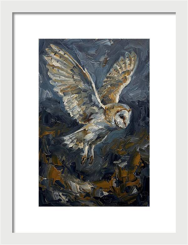 Barn Owl In Flight