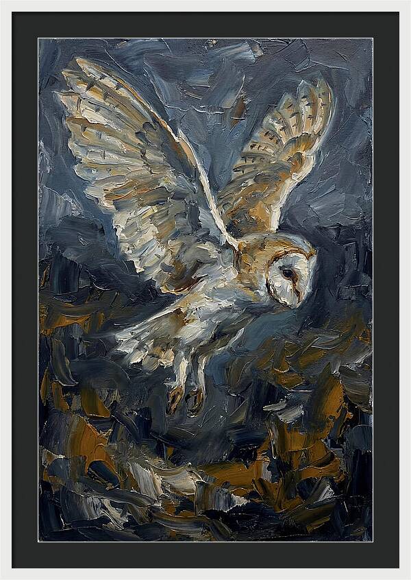 Barn Owl In Flight