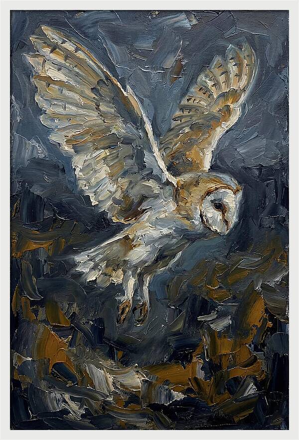 Barn Owl In Flight