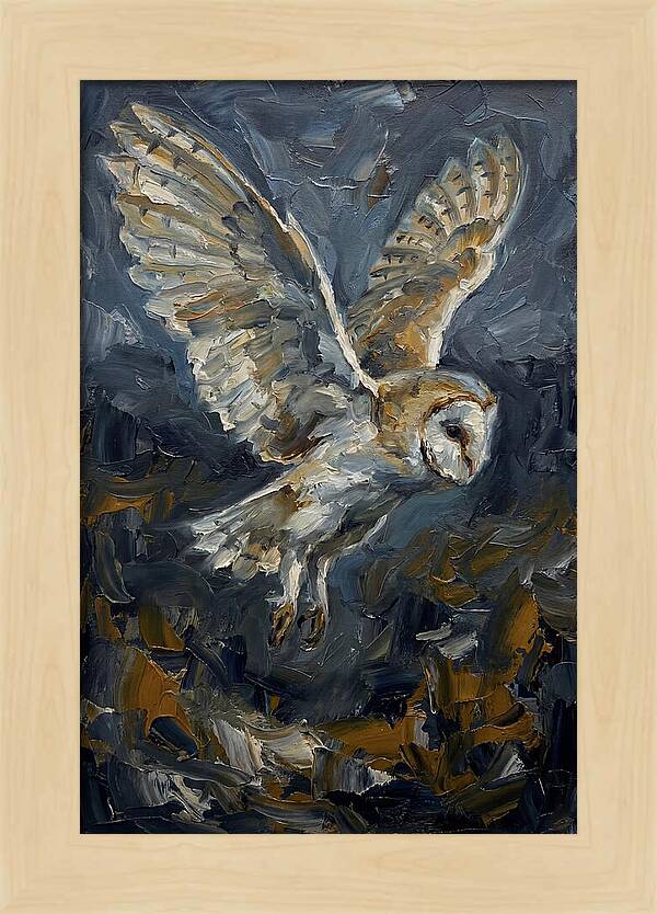 Barn Owl In Flight