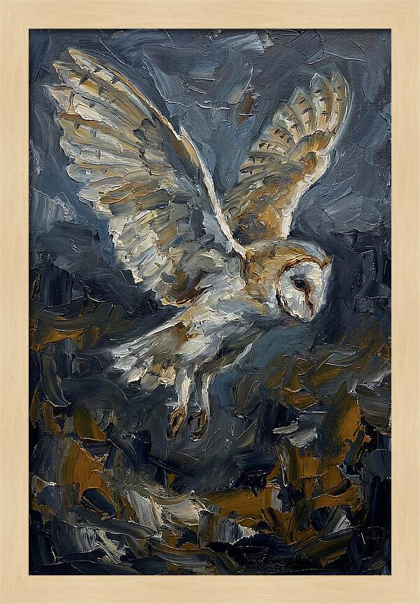 Barn Owl In Flight