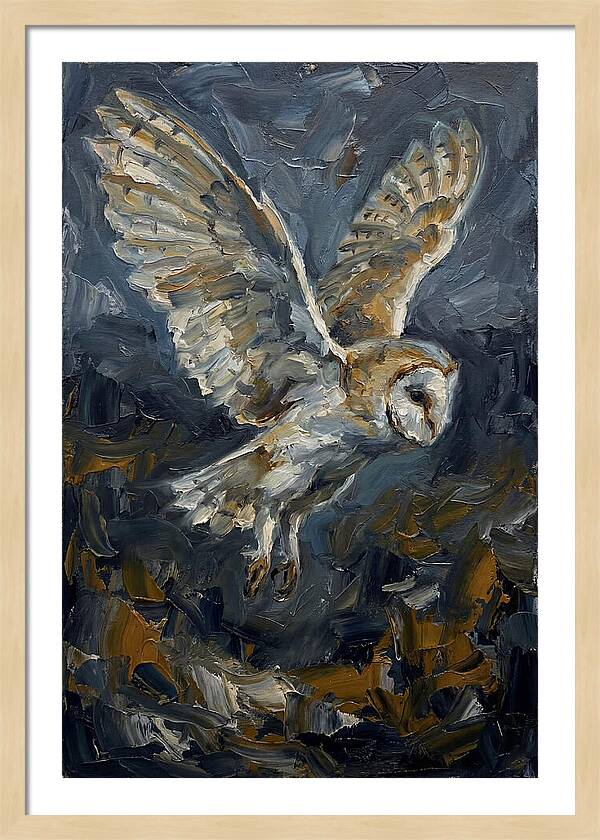 Barn Owl In Flight