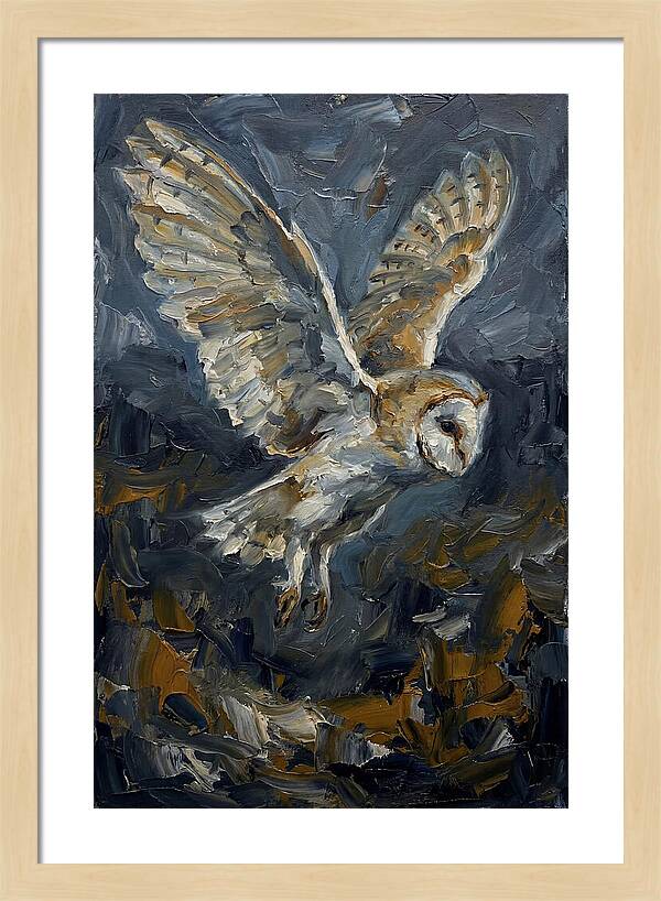 Barn Owl In Flight
