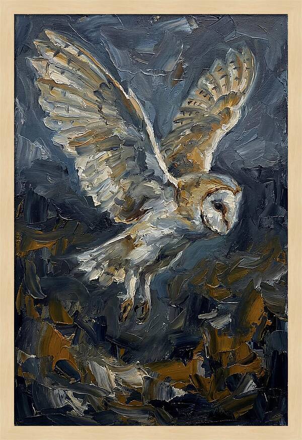 Barn Owl In Flight
