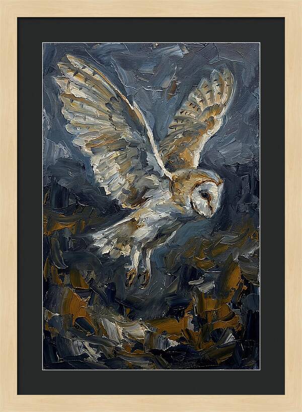Barn Owl In Flight