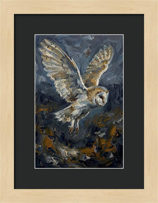 Barn Owl In Flight