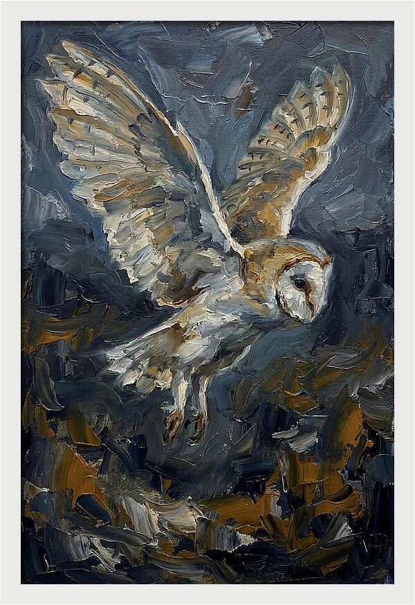 Barn Owl In Flight