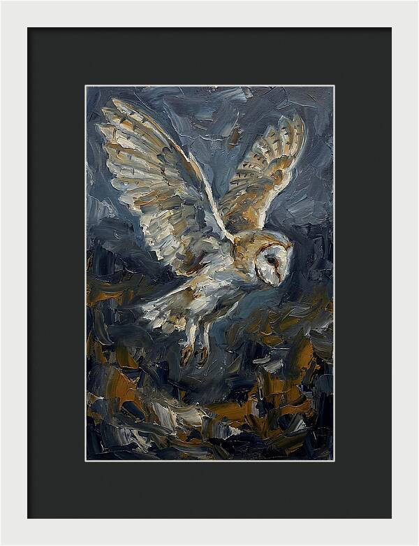Barn Owl In Flight