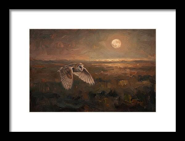 Barn Owl In Silent Flight