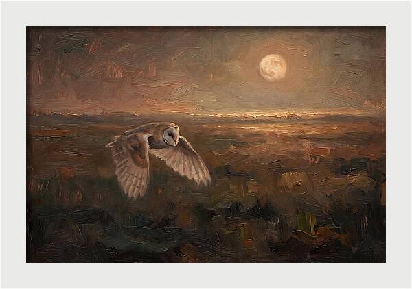 Barn Owl In Silent Flight