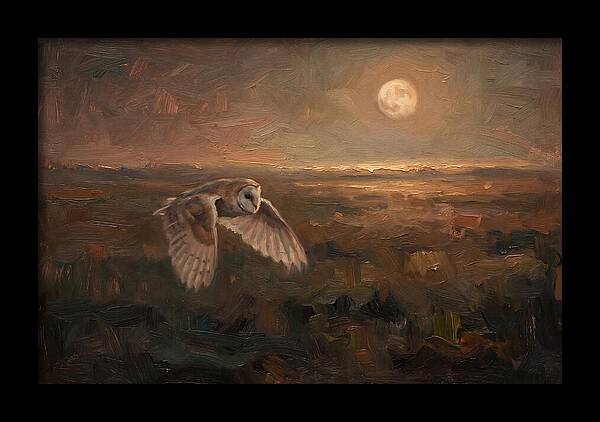 Barn Owl In Silent Flight