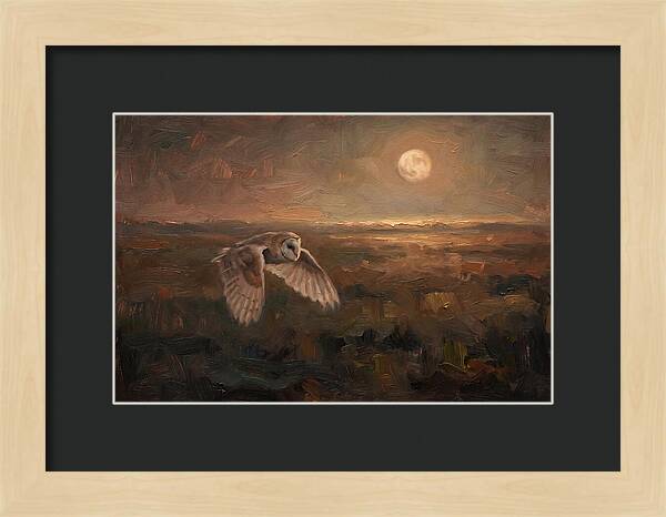 Barn Owl In Silent Flight
